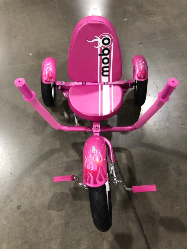 Photo 2 of Mobo Mity Sport Safe Tricycle. Toddler Big Wheel Ride On Trike. Pedal Car, PINK. PHOTO FOR REFERENCE. MISSING CONNECTING PIN. PRIOR USE.