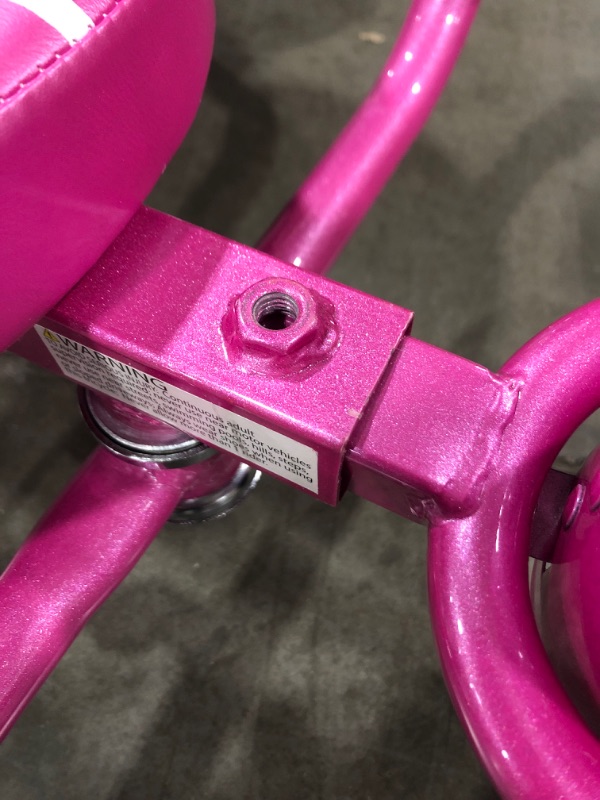 Photo 5 of Mobo Mity Sport Safe Tricycle. Toddler Big Wheel Ride On Trike. Pedal Car, PINK. PHOTO FOR REFERENCE. MISSING CONNECTING PIN. PRIOR USE.