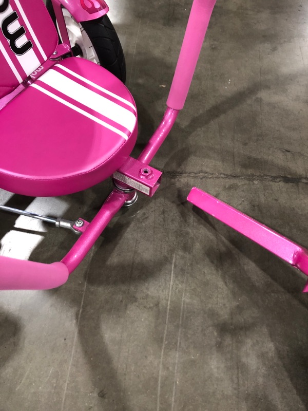 Photo 6 of Mobo Mity Sport Safe Tricycle. Toddler Big Wheel Ride On Trike. Pedal Car, PINK. PHOTO FOR REFERENCE. MISSING CONNECTING PIN. PRIOR USE.