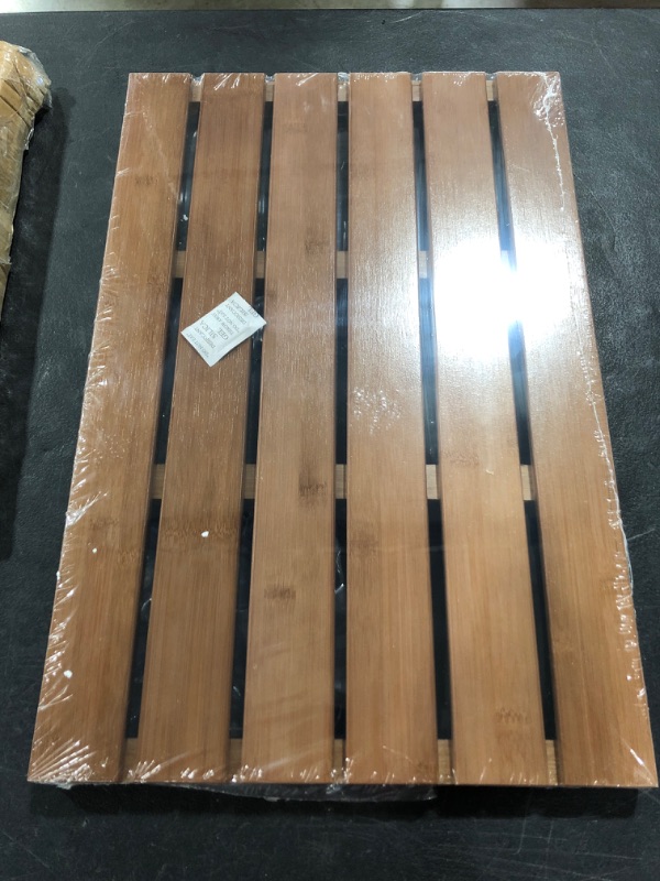 Photo 1 of BAMBOO WOODEN BATHROOM FLOOR WOOD MAT