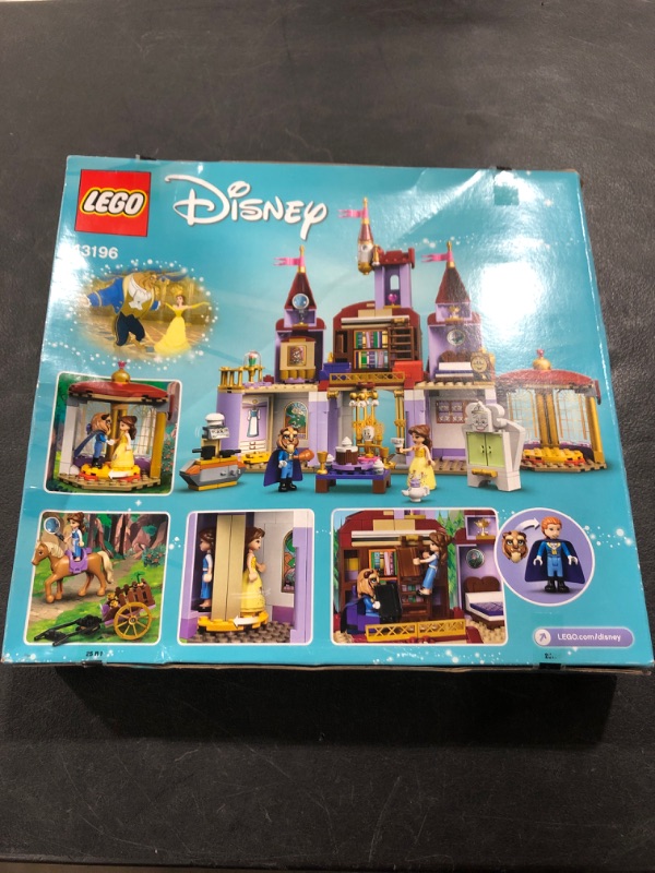 Photo 3 of LEGO Disney Belle and The Beast’s Castle 43196 Building Kit; an Iconic Castle Construction Toy for Creative Fun; New 2021 (505 Pieces)
