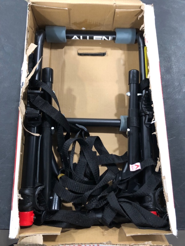 Photo 2 of Allen Sports Deluxe 2-Bike Trunk Mount Rack, Model 102DN-R , Black