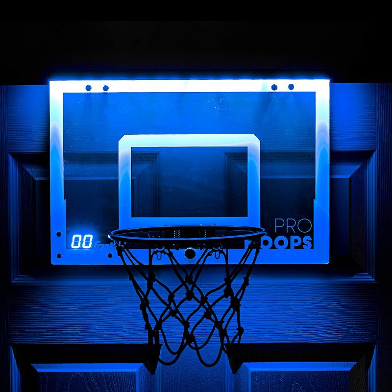 Photo 1 of Franklin Sports Over The Door Mini LED Scoring Basketball Hoop