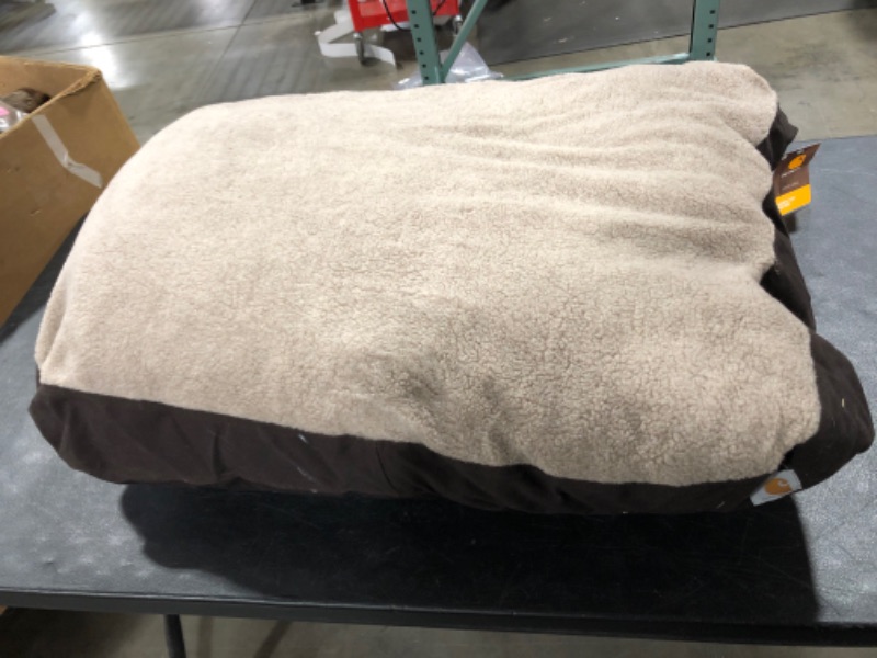 Photo 2 of Carhartt Durable Canvas Dog Bed, Premium Pet Bed With Water-Repellent Coating