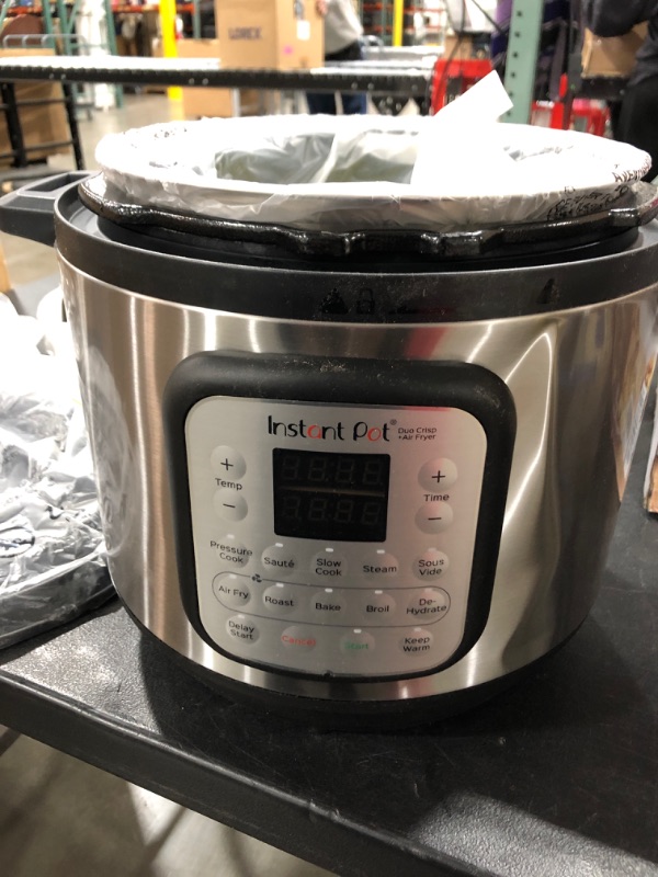 Photo 3 of Instant Pot 8 qt 11-in-1 Air Fryer Duo Crisp + Electric Pressure Cooker