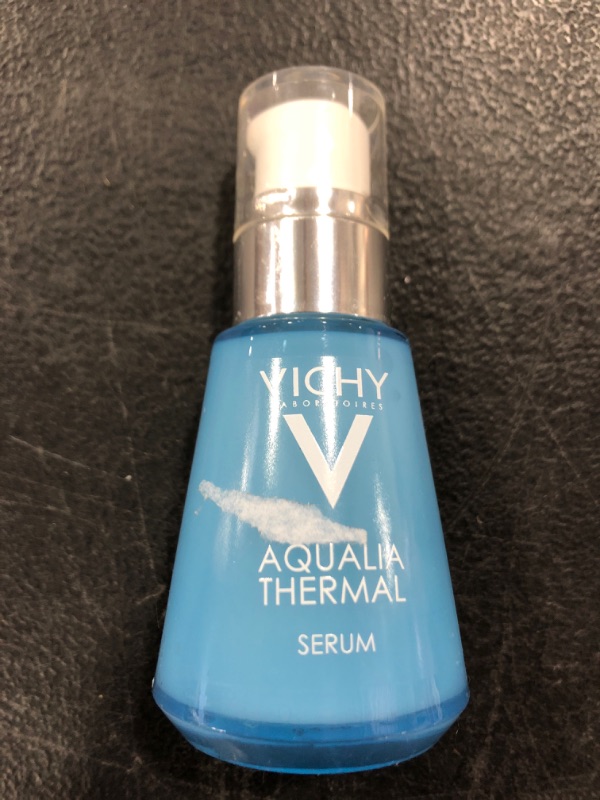 Photo 2 of   Vichy Aqualia Thermal Hydrating Face Serum, Hyaluronic Acid Serum for Face with 97% Natural Origin Ingredients, Smooth Fine Lines and Wrinkles, Silicone and Mineral Oil Free
