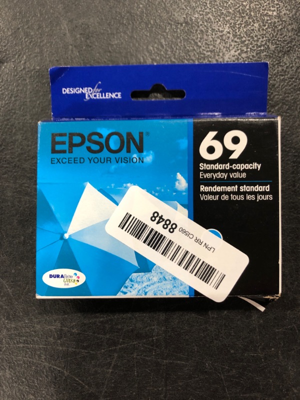 Photo 2 of Epson Original Ink Cartridge Model T069220, Cyan. OPEN BOX.
