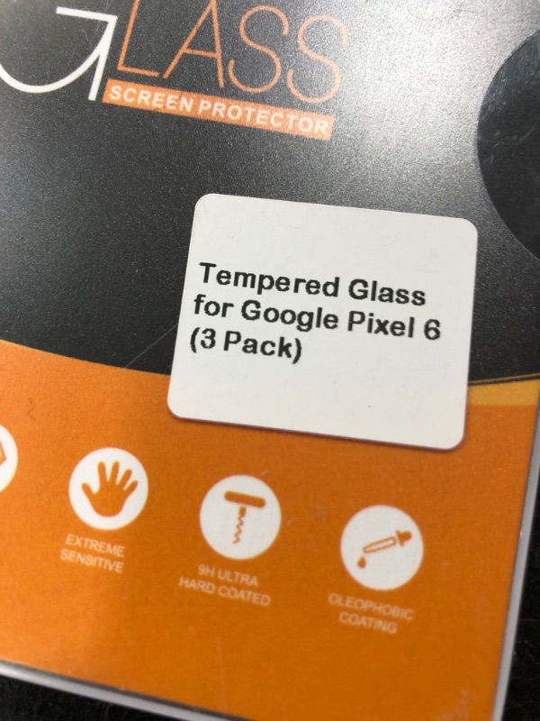 Photo 3 of (3 Pack) Supershieldz Designed for Google Pixel 6 Tempered Glass Screen Protector, Anti Scratch, Bubble Free
