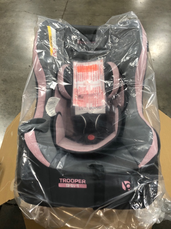 Photo 2 of Baby Trend Trooper 3-in-1 Convertible Car Seat, Cassis Pink
