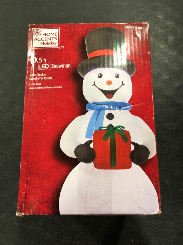 Photo 2 of 6.5FT LED Snowman Indoor Outdoor Inflatable

