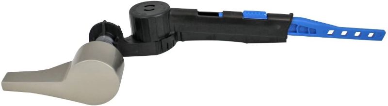 Photo 1 of Fluidmaster 642 BN PERF FIT Tank Lever, Brushed Nickel 3-1/2" x 9-29/32" x 1-5/16". OPEN PACKAGE.
