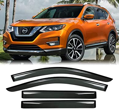 Photo 1 of Audrfi 4pcs Side Window Deflector Window Visors for 2014-2020 Rogue (Not for Rogue Sport Models) Sun Rain Guard Ventvisor
