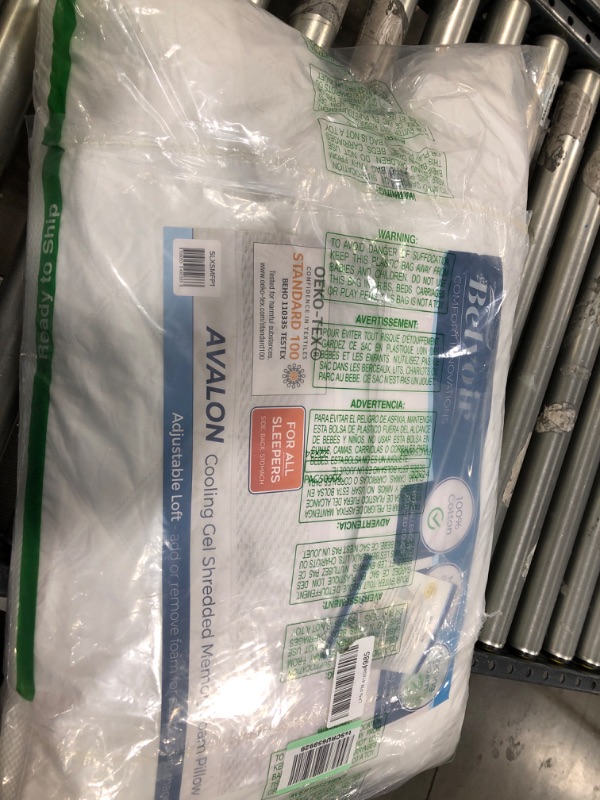 Photo 1 of BELVOIR COOLING SHREDDED MEMORY FOAM COTTON AVALON PILLOW