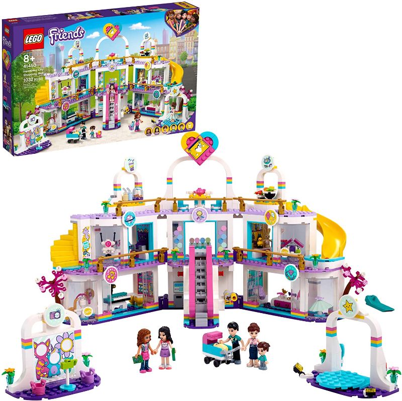 Photo 1 of LEGO Friends Heartlake City Shopping Mall 41450 Building Kit; Includes Friends Mini-Dolls to Spark Imaginative Play; Portable Elements Make This a Great Friendship Toy, New 2021 (1,032 Pieces)