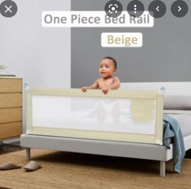 Photo 1 of Baby Guard Bed Rail Toddler Security Adjustable Kids Infant Bed Extra Long Bed Safety Rail Universal 71"/ 79" / 59''

