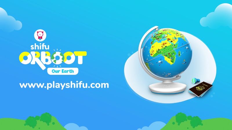 Photo 1 of Orboot Earth by PlayShifu (App Based): Interactive AR Globe for Kids, STEM Toy for Boys & Girls Ages 4 -10 | Educational Toy Gift (No Borders, No Names On Globe)
