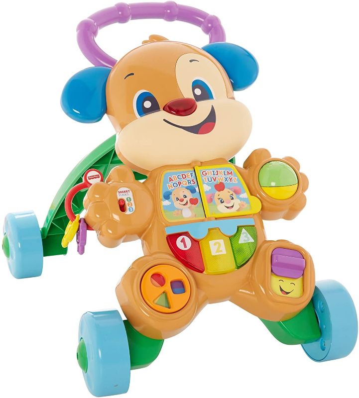 Photo 1 of Fisher-Price Laugh & Learn Smart Stages Learn with Puppy Walker, Musical Walking Toy for Infants and Toddlers