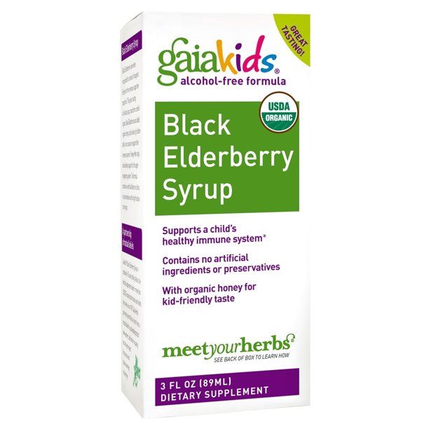 Photo 1 of Black Elderberry Syrup for Kids (Alcohol Free) - 3 Fl. Oz (90 Ml)
