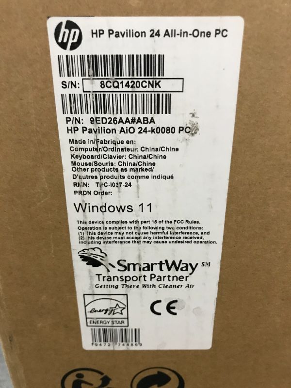 Photo 5 of HP 24 Pavilion All-in-One PC, 10th Gen Intel i7-10700T Processor, 16 GB RAM, Dual Storage 512 GB SSD and 1TB HDD, Full HD IPS 24 inch Touchscreen, Windows 10 Home, Keyboard and Mouse (24-k0080, 2020)
