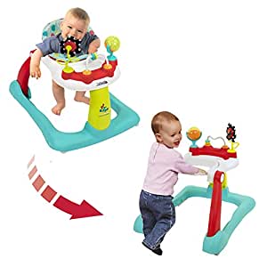 Photo 1 of Kolcraft Tiny Steps 2-in-1 Infant & Baby Activity Walker - Seated or Walk-Behind, Jubliee
