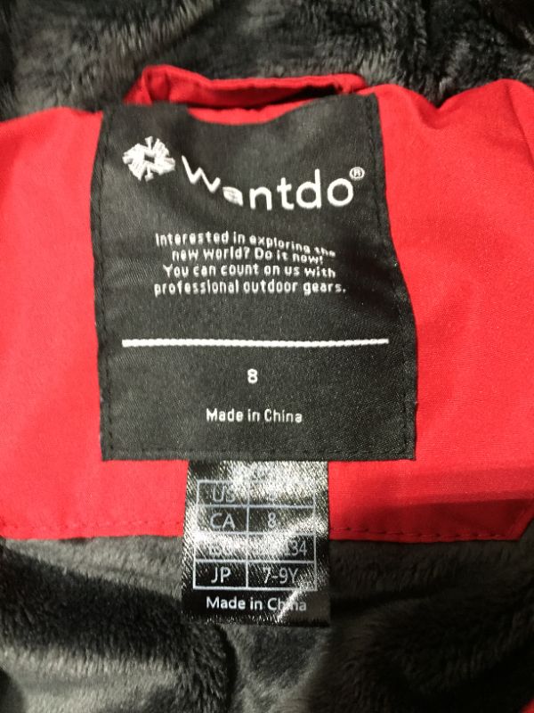 Photo 1 of wantdo size 8 jacket Red and Black Jacket 