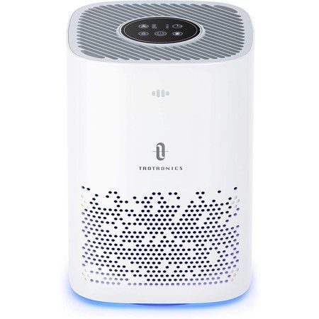 Photo 1 of TaoTronics Air Purifier for Home, H13 Cleaner HEPA, CADR 150m³/h Desktop Filtration for Bedroom Kid’s Room Office, 3 Fan Speeds Purification for Pe
