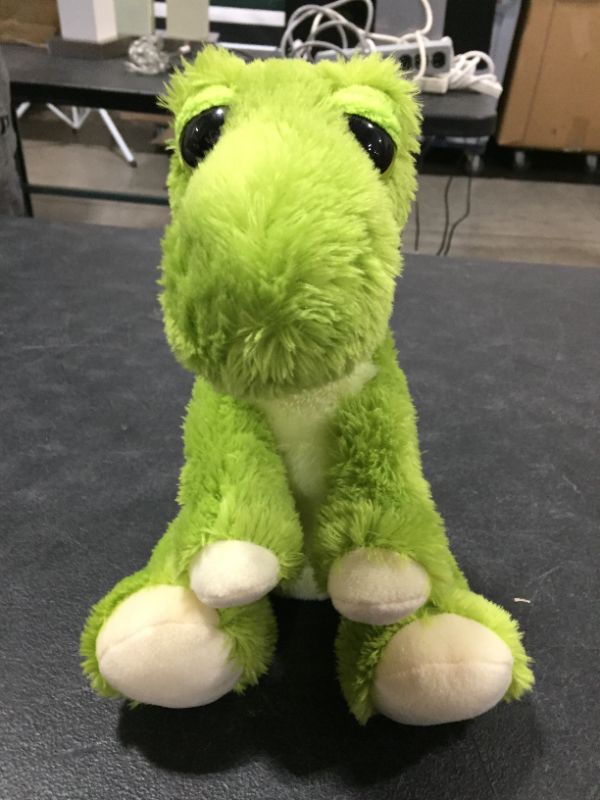 Photo 1 of 10 inch Green Dinosaur Teddy 