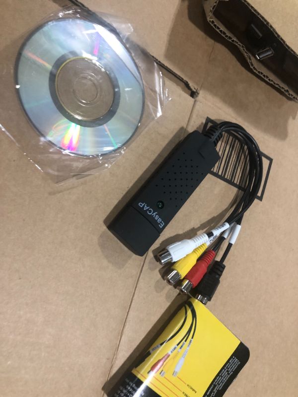 Photo 2 of USB Audio Video Converter, VHS to Digital Converter, Video Capture Card Digitize from Analog Video VCR VHS DVD, for Windows 7 8 10
