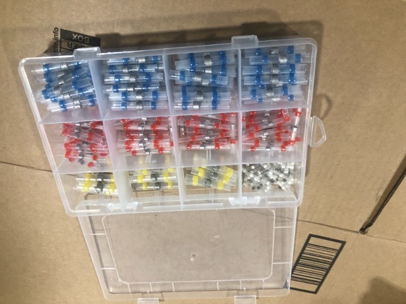Photo 1 of  Heat Shrink Butt Connectors Kit, Insulated Waterproof Electrical Marine Automotive Wire Crimp Terminals, Butt Splice (3 Colors )