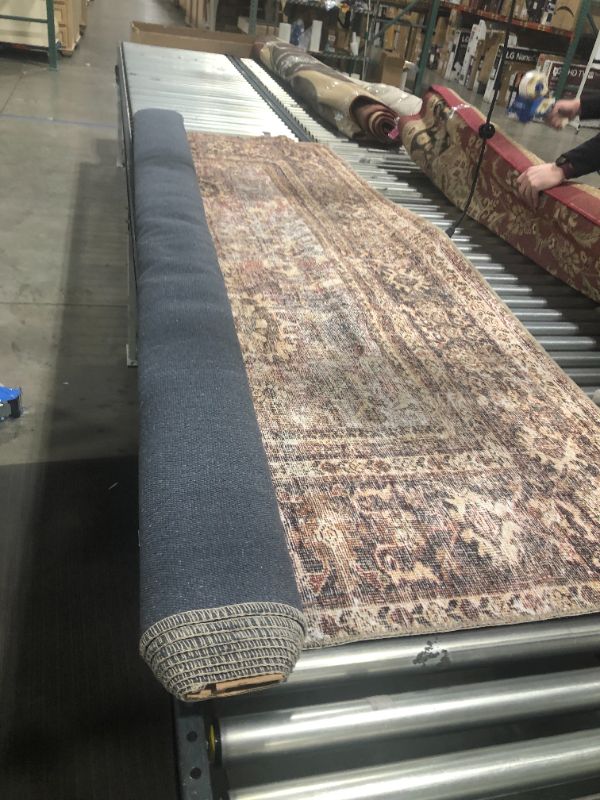 Photo 2 of Amber Lewis x Loloi Georgie Collection GER-06 Bordeaux / Antique 8'4" x 11'6" Area Rug
