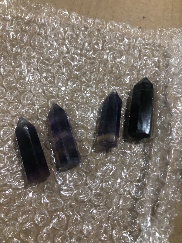 Photo 1 of 4 Piece Fluorite Obelisk/Tower 2 inch