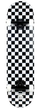 Photo 1 of Krown Rookie Checker Skateboard - Pro Style Quality - Maple 7-Ply Deck, Aluminum Trucks, Urethane Wheels, Precision Bearings - The Perfect Beginners First Board