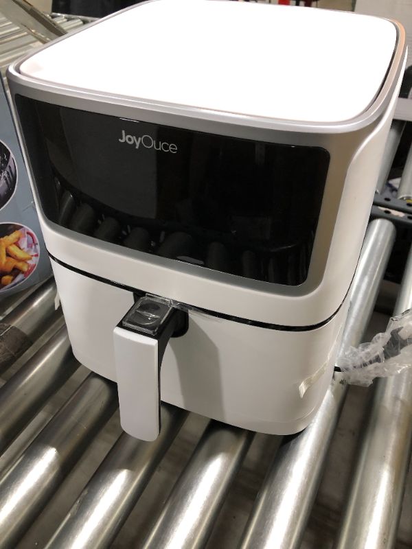 Photo 2 of JOYOUCE Premium Air Fryer Joy3 Family Size 5.8 QT with Extra Air Fryer Accessories for Oilless Cooking ,Smart Touch Screen with 8 Presets 1700W