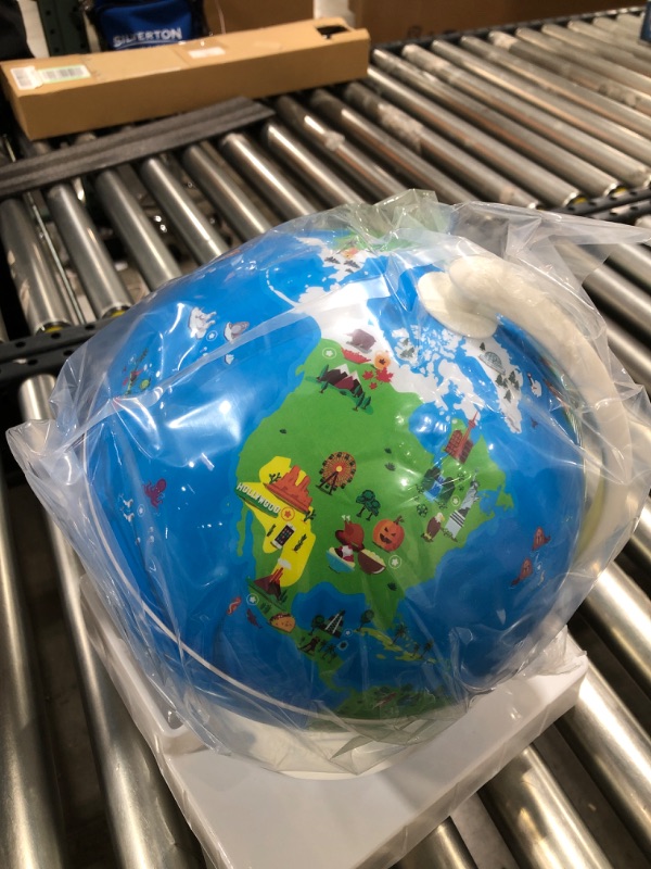 Photo 2 of Orboot Earth by PlayShifu (App Based): Interactive AR Globe for Kids, STEM Toy for Boys & Girls Ages 4 -10 | Educational Toy Gift (No Borders, No Names On Globe)