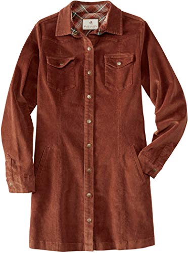 Photo 1 of Legendary Whitetails Women's Standard Roadhouse Corduroy Dress, Copper Rust, X-Small