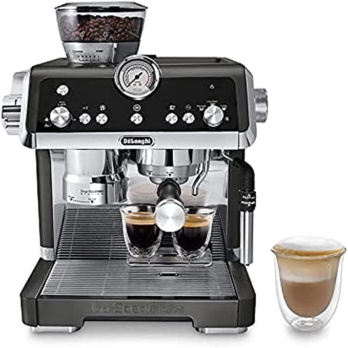 Photo 1 of De'Longhi La Specialista Espresso Machine with Sensor Grinder, Dual Heating System, Advanced Latte System & Hot Water Spout for Americano Coffee or Tea, Black, EC9335BK
