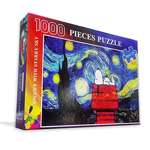 Photo 1 of Snoopy Under The Stars Jigsaw Puzzle 1000 Pieces