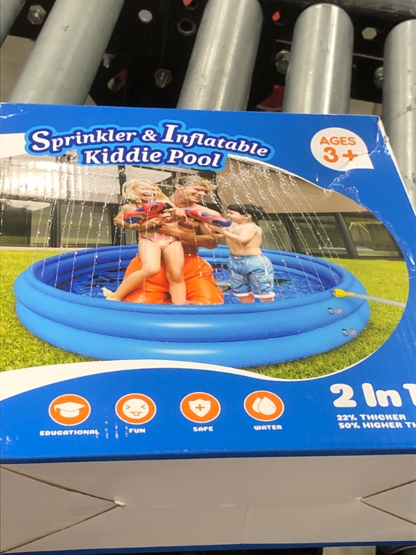 Photo 2 of Gaiatop Kiddie Pool Splash Pad, Sprinkler for Kids