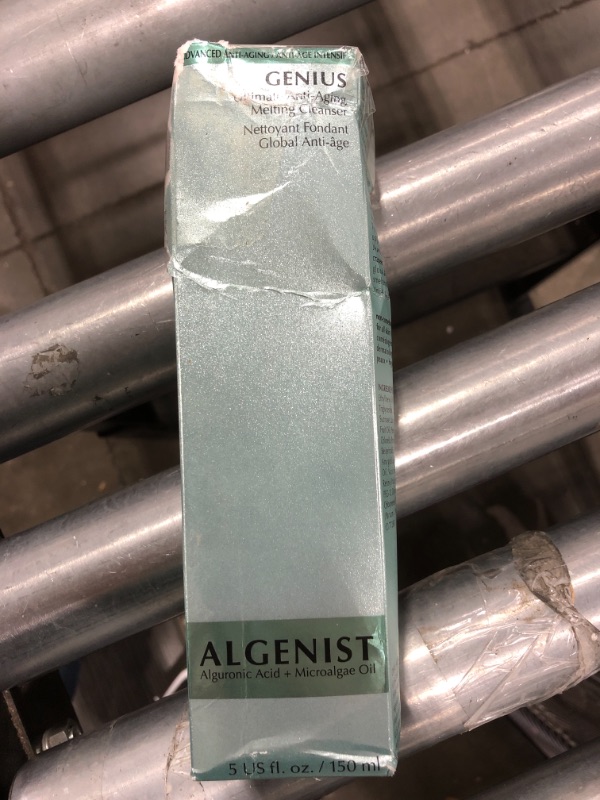 Photo 2 of Algenist GENIUS Ultimate Anti-Aging Melting Cleanser, Travel Size - Milky Cleansing Oil for Makeup Removal with Avocado & Microalgae Oil - Non-Comedogenic & Hypoallergenic Skincare