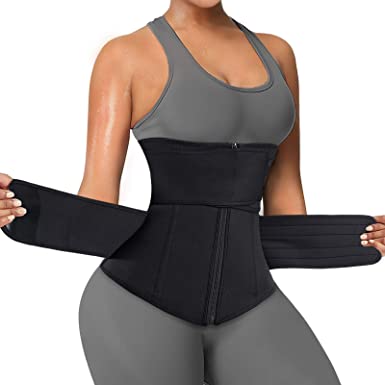 Photo 1 of womens waist trainer corset with body shaper belt (M)