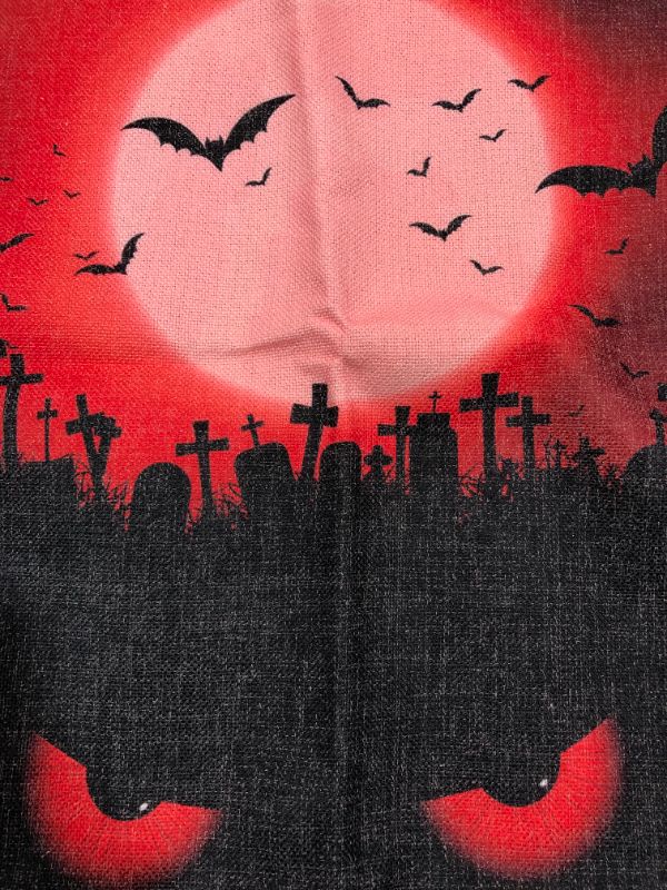 Photo 1 of 4 pack of halloween pillow covers 18 x 18 black and red