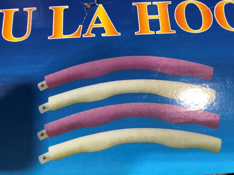 Photo 1 of self assembeled hula hoop pink and green