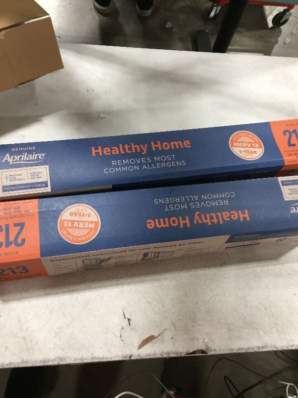 Photo 1 of Aprilaire - 213 A2 213 Replacement Air Filter for Whole Home Air Purifiers, Healthy Home Allergy Filter, MERV 13 (Pack of 2)
