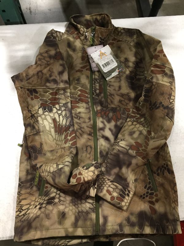 Photo 2 of KODA Adventure Gear Youth Kids Hunting Hiking Waterproof Softshell Jacket, Kryptek Highlander, XL YOUTH 