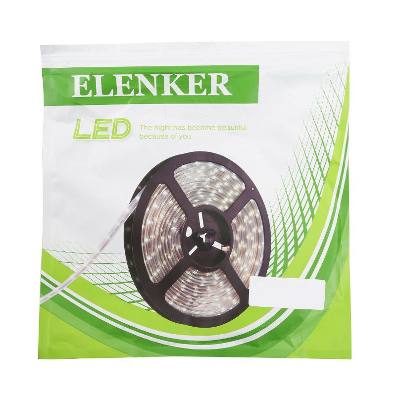Photo 1 of 3 pack of ELENKER LED Strip Lights, Waterproof 16.4ft RGB Color Changing 5050 LED Light Strip