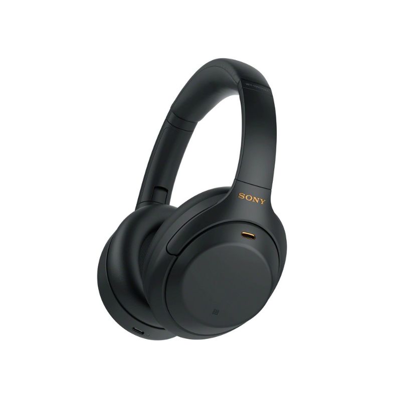 Photo 1 of Sony WH-1000XM4 Wireless Noise-Cancelling Over-the-Ear Headphones - Black
