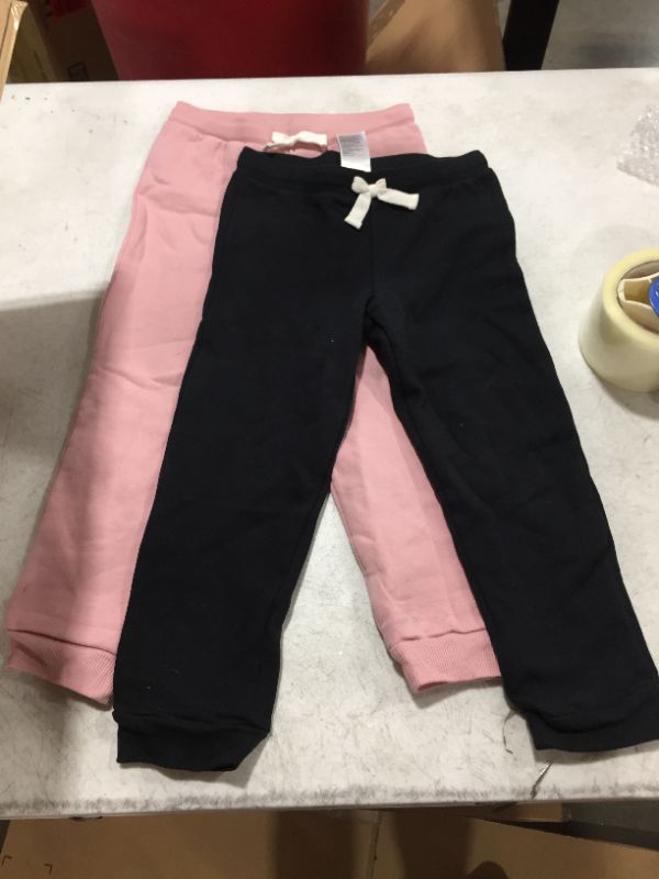 Photo 1 of childrens 5T pink and black sweats