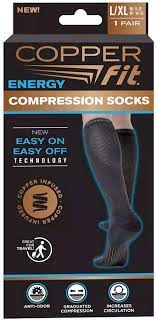 Photo 1 of Copper Fit Unisex Compression Sock, L/XL