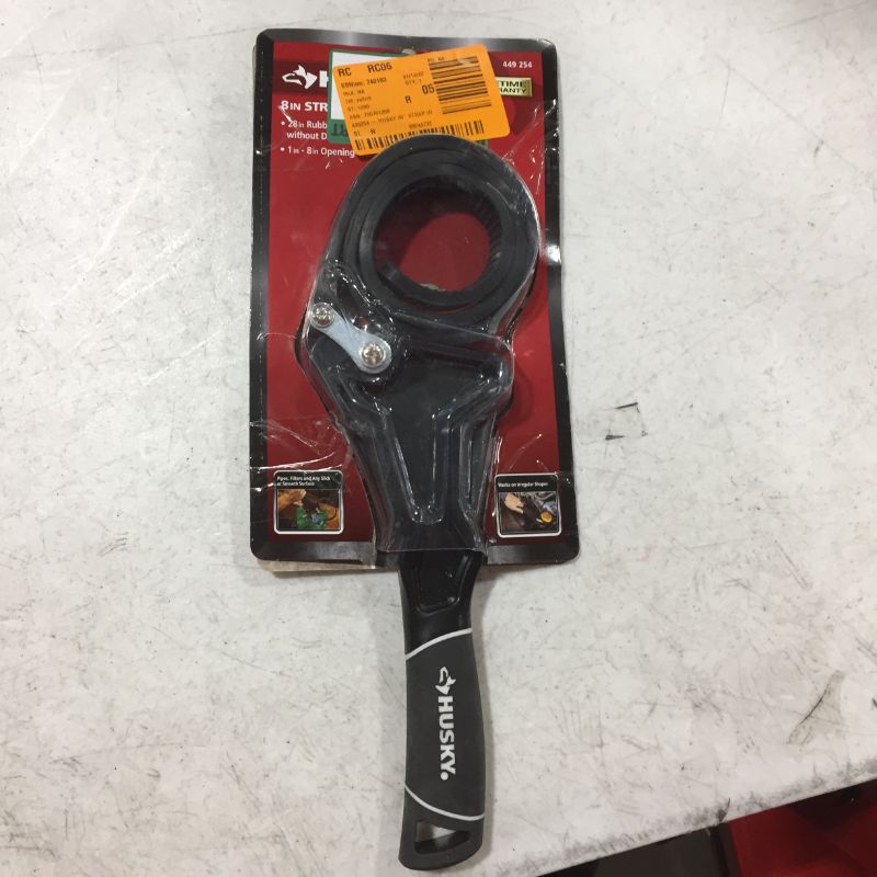 Photo 1 of 8 in. Strap Wrench
