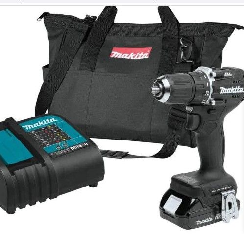 Photo 1 of 18-Volt LXT Lithium-Ion Sub-Compact Brushless Cordless 1/2 in. Driver Drill Kit, 1.5Ah
